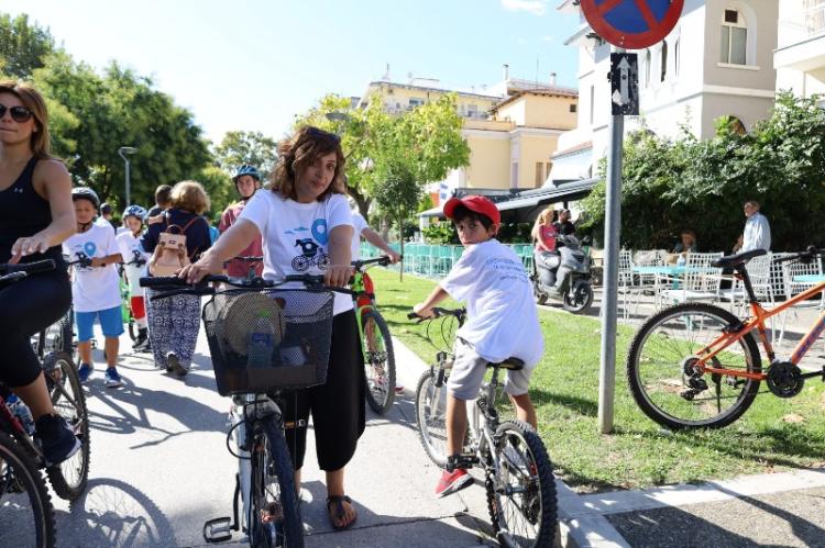 Μεγάλη συμμετοχή μικρών και μεγάλων στην Ποδηλατοδρομία του Δήμου Βέροιας για την «Ημέρα Χωρίς Αυτοκίνητο»