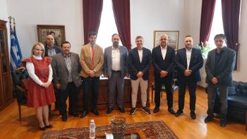 Αντιπροσωπεία Αλβανών εκπροσώπων στο Δήμαρχο Βέροιας
