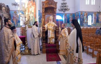 Αρχιερατική θεία Λειτουργία στο Άδενδρο για την εορτή Αγίου Διονυσίου του Ρήτορος