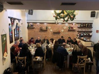 Το τραπέζι σε δημοσιογράφους της Ημαθίας έκανε η Φρόσω Καρασαρλίδου