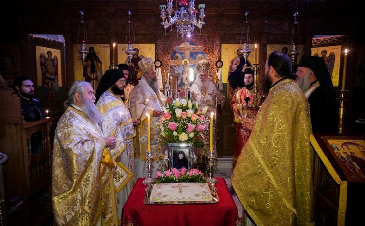 Τελέστηκε το ετήσιο μνημόσυνο της μακαριστής Καθηγουμένης της Ιεράς Μονής Τιμίου Προδρόμου Ναούσης, Γερόντισσας Μεθοδίας