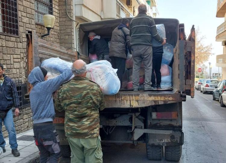 H Βέροια σε μία ανθρώπινη αλυσίδα βοήθειας στους σεισμόπληκτους της Τουρκίας και Συρίας
