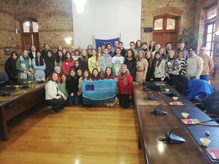 Μαθητές και καθηγητές από Γερμανία, Ιταλία, Λετονία και Ισπανία στο Δήμο Βέροιας