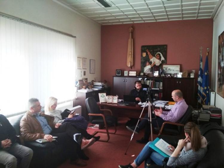 Συνάντηση Ν.Κουτσογιάννη με στελέχη του ΣΔΕ Νάουσας στα πλαίσια της εκστρατείας ecomobility