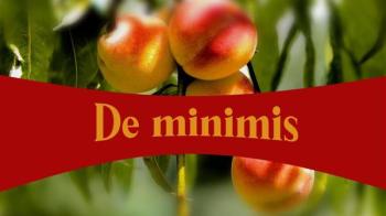 Εις...σήμερον το De Minimis!