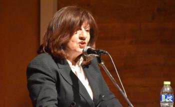 Η ομιλία της Φρόσως Καρασαρλίδου στην παρουσίαση του ψηφοδελτίου του ΣΥΡΙΖΑ - ΠΣ στην Βέροια
