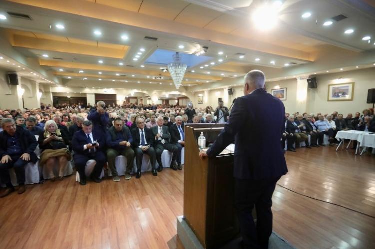 Βούλιαξε το «Αιγές» ο Λάζαρος Τσαβδαρίδης στην κεντρική προεκλογική του ομιλία