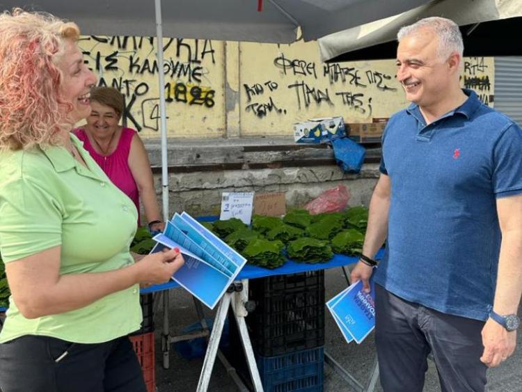 Λ. Τσαβδαρίδης : «Δημοσκόπηση νίκης για τη ΝΔ και από τη λαϊκή αγορά της Αλεξάνδρειας»
