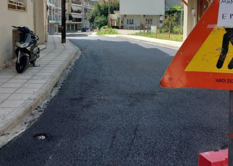 Δήμος Βέροιας : Με εντατικούς ρυθμούς τεχνικά έργα «Αντιστηρίξεων οδών» και ασφαλτοστρώσεων