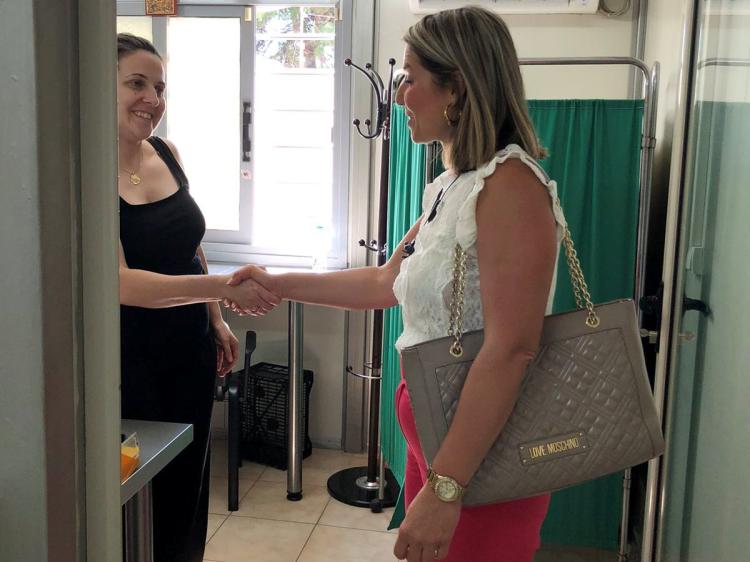 Το Νοσοκομείο Βέροιας επισκέψτηκε η υποψήφια περιφερειακή σύμβουλος Ημαθίας Συρμούλα Τζήμα