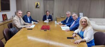 Συνάντηση του Προέδρου της ΕΣΕΕ Γ.Καρανίκα με τον Υπουργό Εργασίας & Κοινωνικής Ασφάλισης Α.Γεωργιάδη για τις αναγκαίες παρεμβάσεις της κυβέρνησης στα μείζονα θέματα του εμπορικού κόσμου 