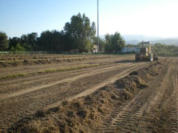Σε εξέλιξη οι εργασίες διαμόρφωσης δύο γηπέδων στο ΔΑΚ Βέροιας στο Μακροχώρι