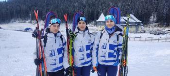 Αθλήτριες του ΕΟΣ Νάουσας στους αγώνες JUNIOR IBU CAMP με σκι στο χιόνι και σκοποβολή στη Σλοβενία