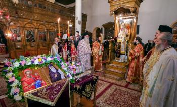 Πρώτος κοινός εορτασμός της Αγίας Άννης και του Οσίου Γερασίμου στην αγιοτόκο πόλη της Ναούσης 