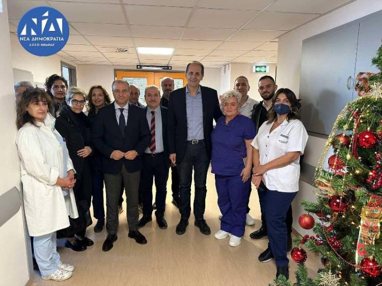 Επίσκεψη κλιμακίου Νέας Δημοκρατίας στο Νοσοκομείο Βέροιας