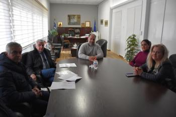 Επίσκεψη του διευθυντή δευτεροβάθμιας εκπαίδευσης Ημαθίας στον δήμαρχο Νάουσας