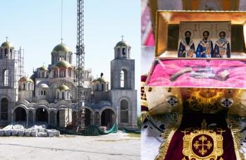 Στην Παναγία Δοβρά το απόγευμα της Τρίτης Ιερά Λείψανα των Αγίων Τριών Ιεραρχών