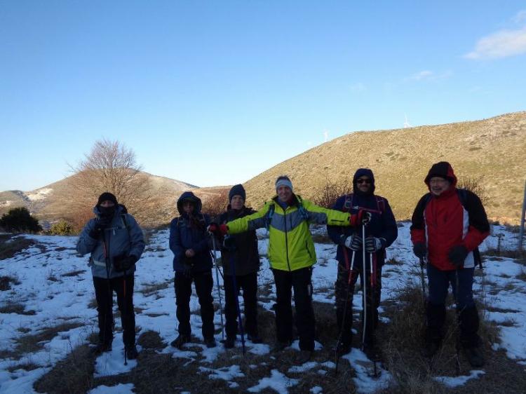 ΒΕΡΜΙΟ, Κορυφή (Τσεκούρια και Αγκάθι)1650μ, Κυριακή 28 Ιανουαρίου 2024, με τους ορειβάτες Βέροιας