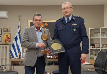Στον Αντιπεριφερειάρχη Ημαθίας ο νέος Αστυνομικός Διευθυντής κ. Ανδρέας Καλογερόπουλος