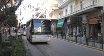 Διαμαρτυρία των ιδιοκτητών τουριστικών λεωφορείων για τα τέλη κυκλοφορίας στη Βέροια