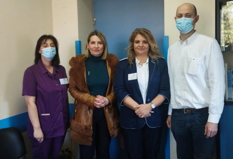 Η περιφερειακή σύμβουλος Ημαθίας Συρμούλα Τζήμα επισκέφθηκε το νοσοκομείο της Νάουσας