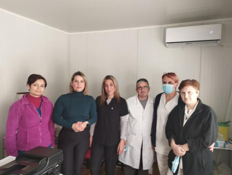 Η περιφερειακή σύμβουλος Ημαθίας Συρμούλα Τζήμα επισκέφθηκε το νοσοκομείο της Νάουσας