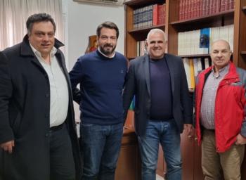 Με εκπροσώπους του ΓΟΕΒ Θεσσαλονίκης συναντήθηκε ο Τάσος Μπαρτζώκας