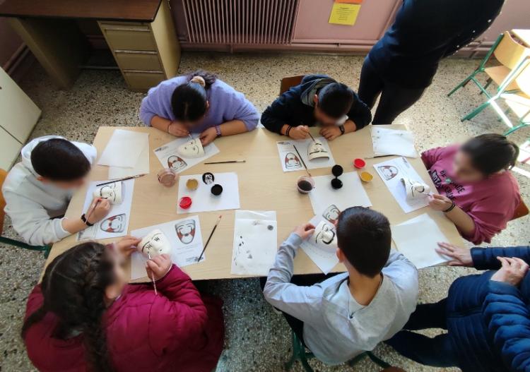 Πετυχημένη η βιωματική εκπαιδευτική δράση για μαθητές Δημοτικών Σχολείων «Κατασκευάζοντας έναν πρόσωπο» 
