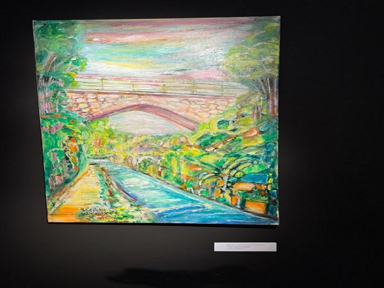 Μια έκθεση ζωγραφικής εμπνευσμένη από την πέτρινη Γέφυρα Καραχμέτ στη Βέροια
