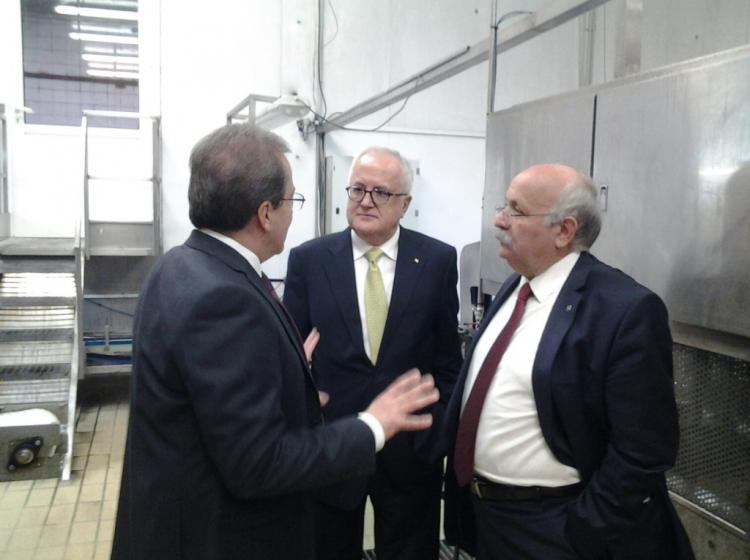 Τη συνεταιριστική βιομηχανία της Βέροιας VENUS GROWERS επισκέφτηκε ο Πρόεδρος της Τράπεζας Πειραιώς