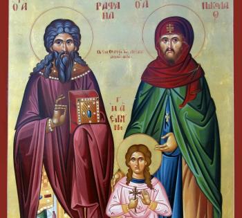 Νησιώτες Nεομάρτυρες Άγιοι της Ορθοδοξίας μας, Άγιοι Ραφαήλ, Νικόλαος, Ειρήνη εκ Ιθάκης
