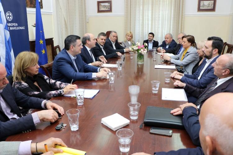 Οι αναπτυξιακές προτεραιότητες και προοπτικές της Κ. Μακεδονίας στο επίκεντρο της συνάντησης Α. Τζιτζικώστα και Κ. Χατζηδάκη