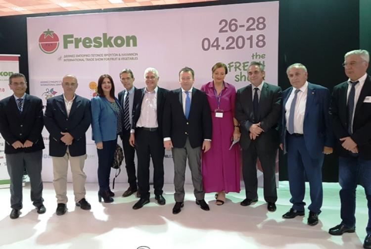 Η παρουσία του Υφυπουργού Αγροτικής Ανάπτυξησ και Τροφίμων Β. Κόκκαλη στα πλαίσια της Έκθεσης Freskon 2018