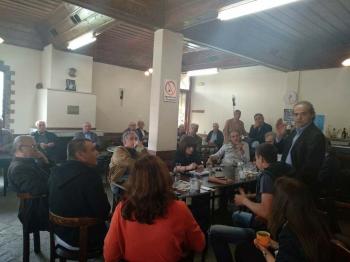 Επίσκεψη κλιμακίου του ΣΥΡΙΖΑ στα Ριζώματα Ημαθίας, διάλογος για την πολιτική κατάσταση και για τα προβλήματα της περιοχής