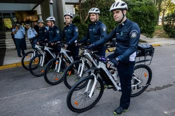 Εμφανής αστυνόμευση με ποδήλατα. Γιατί όχι και στη Βέροια;