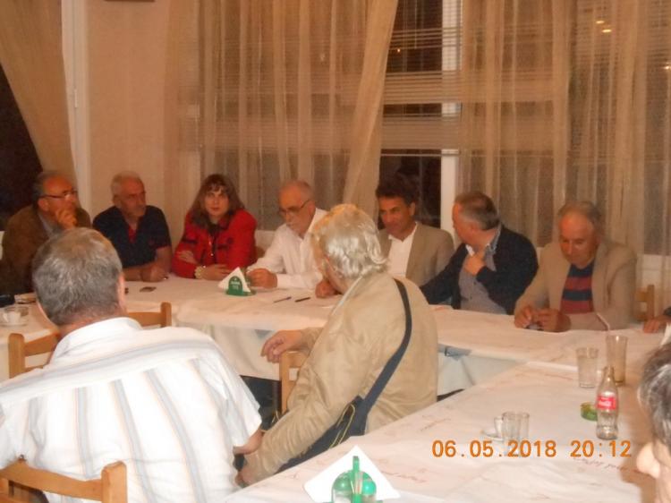 Επίσκεψη του πρώην βουλευτή ΣΥΡΙΖΑ, οικονομολόγου Κ. Λαπαβίτσα, στην Ημαθία