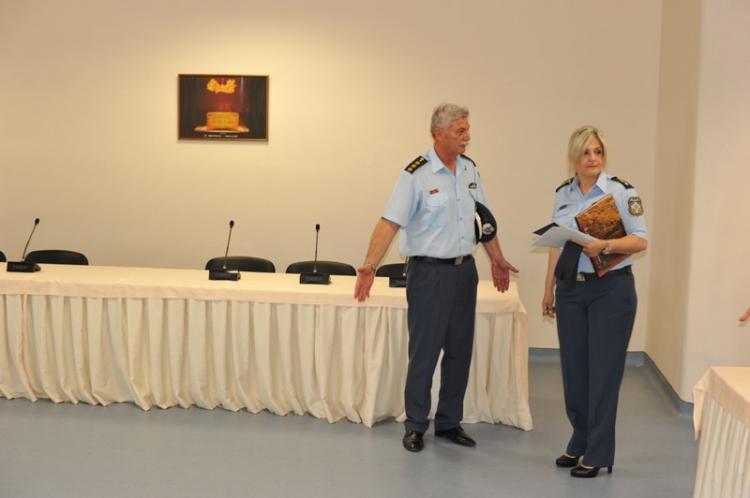 Τις εγκαταστάσεις της Σχολής στο Πανόραμα Βέροιας επισκέφτηκε η Διοικητής της Αστυνομικής Ακαδημίας