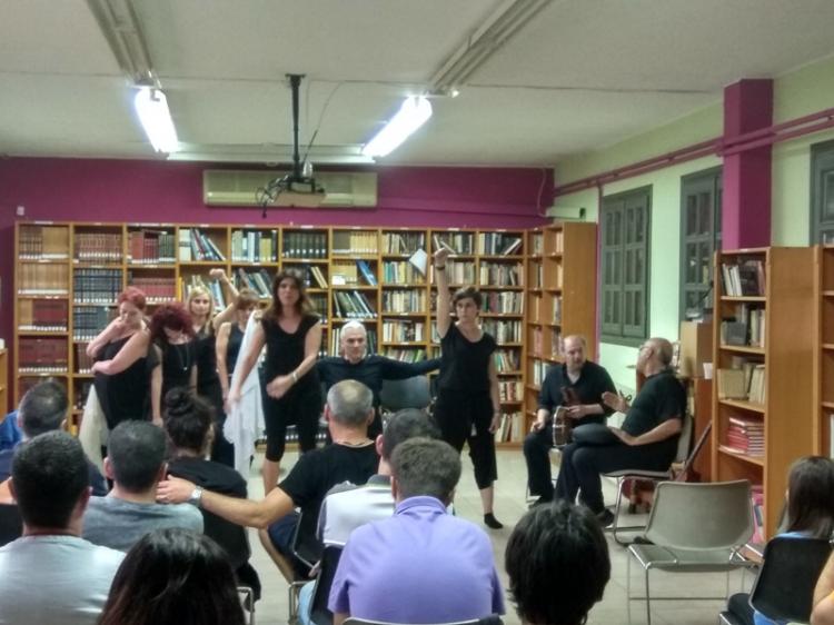 Παράσταση «playback θεάτρου» στη θεραπευτική κοινότητα ΚΕΘΕΑ Ιθάκη από ομάδα της Βέροιας