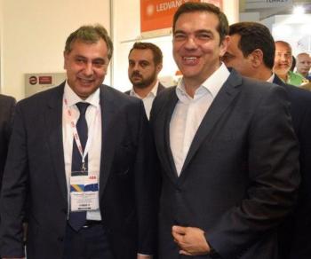 Ο Πρόεδρος της ΕΣΕΕ και του ΕΒΕΠ κ. Βασίλης Κορκίδης χαιρετίζει την έναρξη της Διεθνούς Ναυτιλιακής Έκθεσης «Ποσειδώνια 2018»