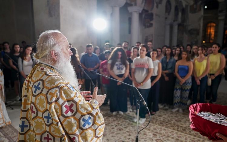 Θεία Λειτουργία για τη μνήμη του Αγίου Αρσενίου επισκόπου Βεροίας και για τους υποψηφίους των πανελληνίων εξετάσεων