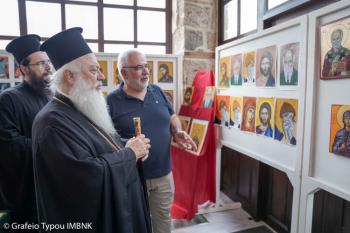 Χρώμα Βυζαντίου» : Εγκαινιάστηκε η 5η έκθεση έργων της Σχολής Βυζαντινών Τεχνών της Ιεράς Μητροπόλεως