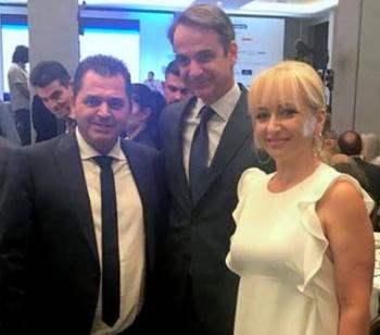 Στο συνέδριο του ΣΕΒΕ ο Κ. Καλαϊτζίδης, με τον πρόεδρο της ΝΔ και την αντιπεριφερειάρχη Πιερίας